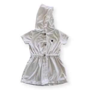 Carter’s Baby Girls White Terry Swim Coverup Size 24 Months